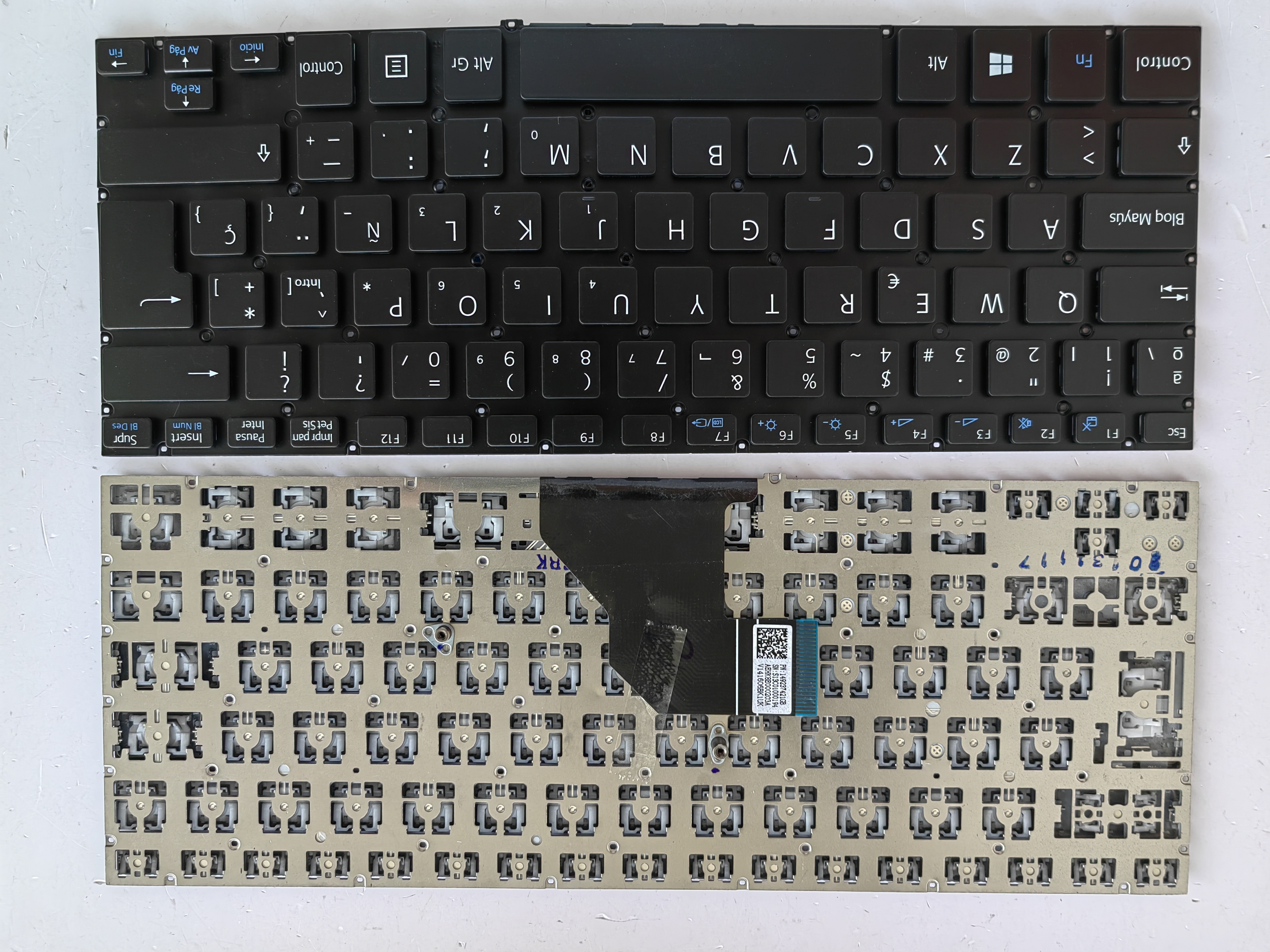 Picture of Laptop Spanish keyboard forNew Replacement Laptop Keyboard For SONY SVF14/SVF14E curved cable BLACK Sp Layout